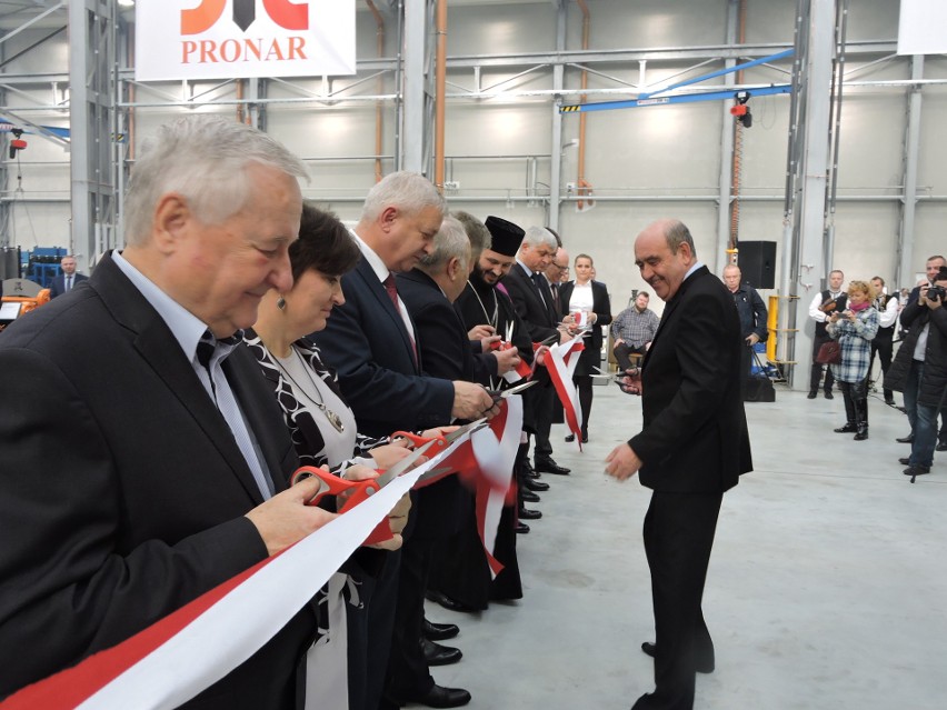 Otwarcie nowej fabryki Pronaru w Hajnówce