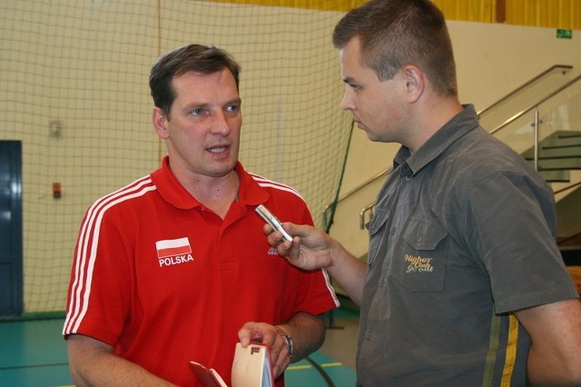 Trener reprezentacji Polski B Grzegorz Wagner w rozmowie z redaktorem TO Arkadiuszem Dobkowskim.