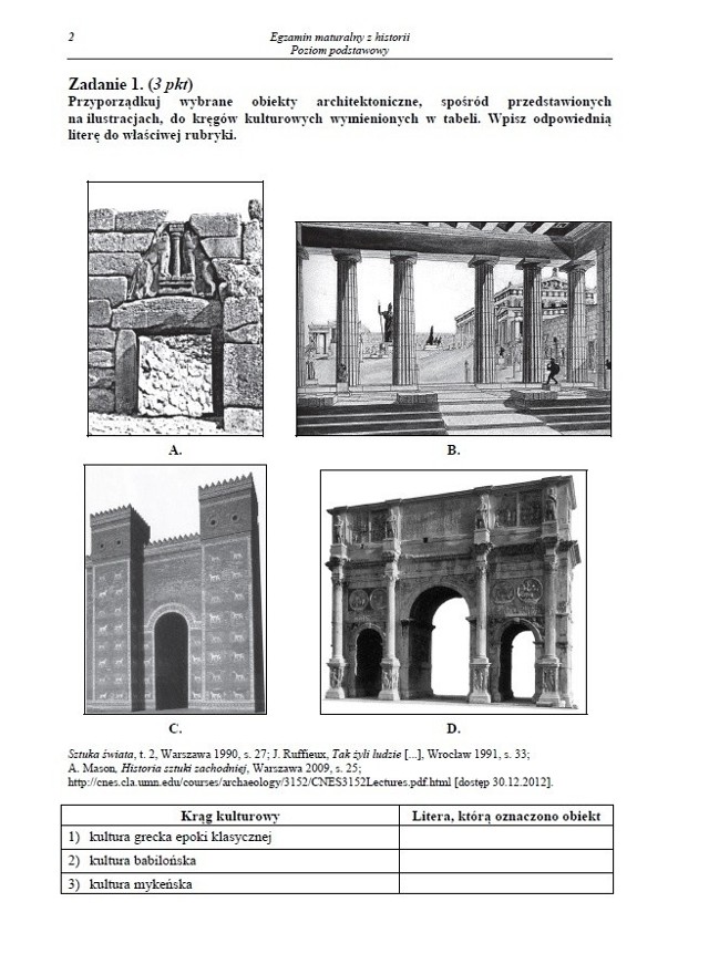 Matura 2015. Historia. Poziom Podstawowy. Poziom rozszerzony. Przykładowy arkusz