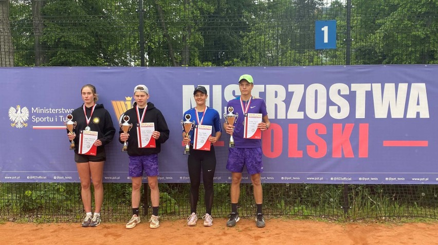 Tenis. Adam Majchrzak z MKT Łódź wicemistrzem Polski