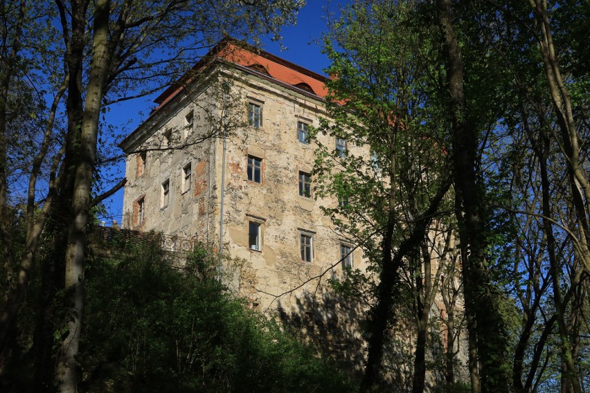 Pałac w Domanicach, w pobliżu popularnego Zalewu...