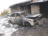 Audi A4 spłonęło doszczętnie. Ktoś je podpalił?