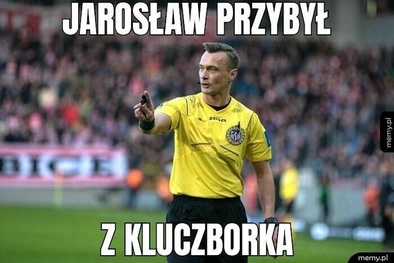 Jarosław Przybył z Kluczborka, sędzia piłkarskiej...