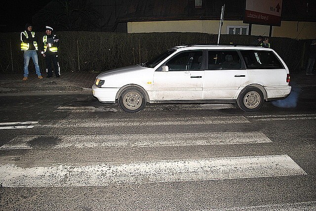 Miejsce zdarzenia na ul. Kolejowej w Lubaczowie.