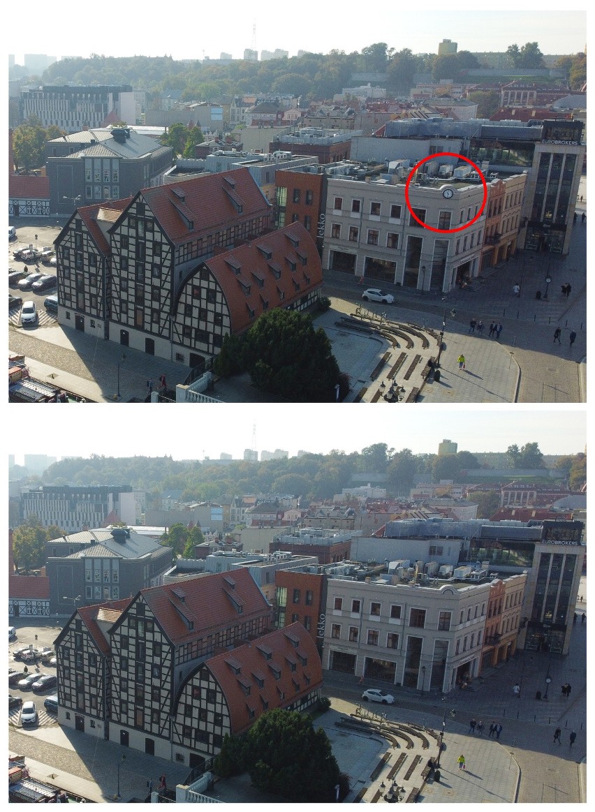 Bydgoszcz - coś tutaj zniknęło! Potrafisz znaleźć wymazany obiekt? Test na spostrzegawczość