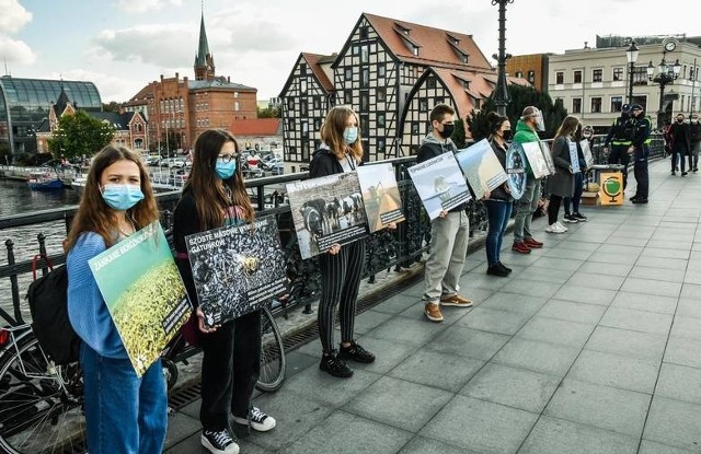 W sobotę, 20 marca, na ul. Mostowej w Bydgoszczy odbyła się kolejna akcja Fundacji Viva. Aktywiści zachęcali do zmiany jadłospisu.