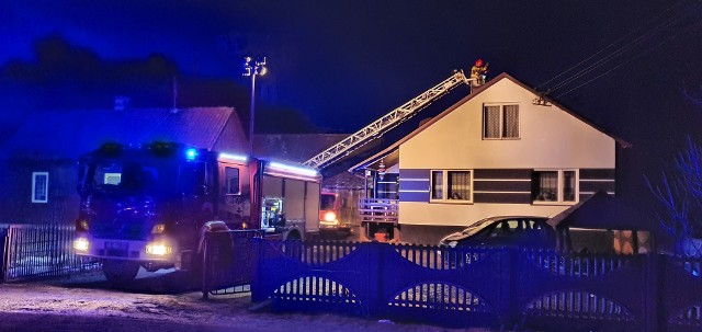 Podczas nocnej akcji strażaków w Nowej Wsi