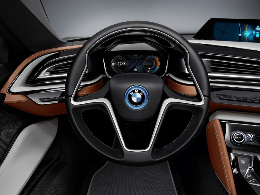 BMW i8 Spyder bazujące oczywiście na wariancie coupe,...