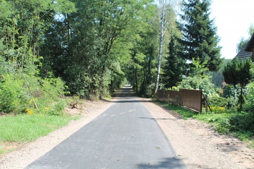  Wybudowana nowa droga i  ścieżka rowerowa w gminie Odrzywół