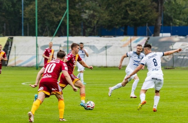 W meczu rozegranym w Krakowie wygrała Chojniczanka 2:0, tym razem padł remis 2:2