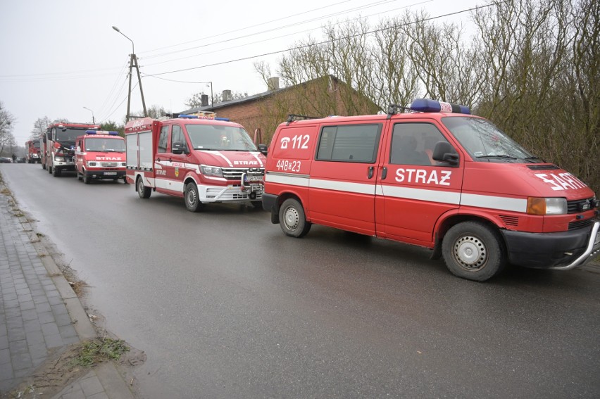 Pogrzeb Kuby Kusowskiego, młodego druha OSP Piaski spod Grudziądza