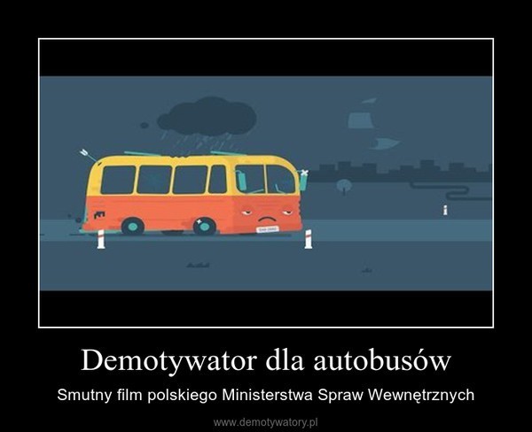 Smutny autobus: Internauci mu współczują...