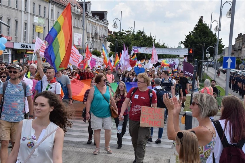 I Marsz Równości w Częstochowie. Były próby jego...