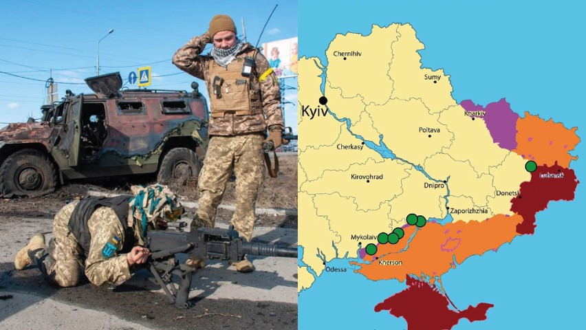 Ukraińcy kontynuują kontrofensywę. Wypierają Rosjan z obwodu...
