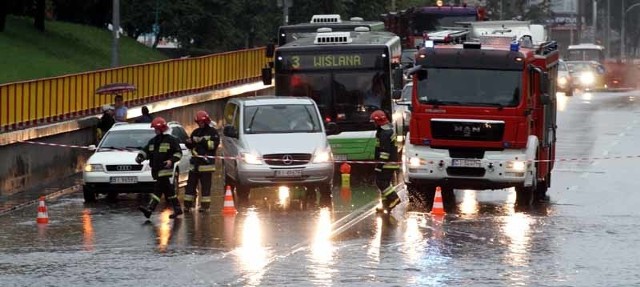 Przejazd pod wiaduktem w ciągu tygodnia był zalany dwa razy