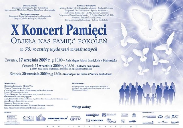 Koncert rozpocznie się o godz. 10 w Auli Magna białostockiego Pałacu Branickich.