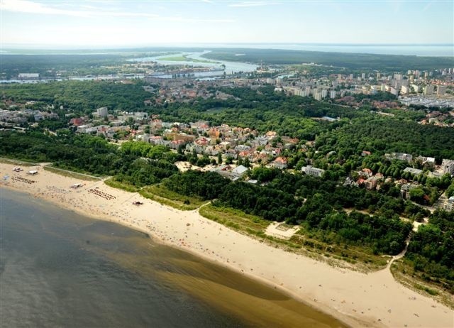 Plaża w Świnoujściu.