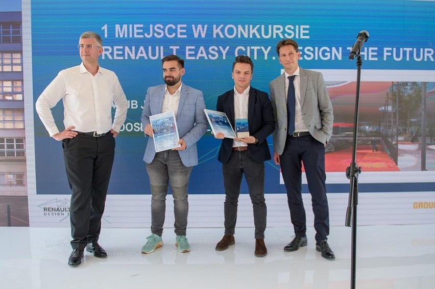 Studenci Politechniki Krakowskiej zwycięzcami prestiżowego konkursu „Renault Easy City. Design the Future”