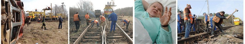 Po wypadku w Białogardzie: trwa usuwanie skutków katastrofy kolejowej. Ranni ciągle w białogardzkim szpitalu