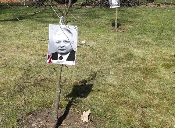 Obchody 8. rocznicy katastrofy smoleńskiej i 78. rocznicy zbrodni katyńskiej odbyły się w Parku Katyńskim w Tryńczy. Fot z Facebooka ze strony posłanki PiS Anny Schmidt - Rodziewicz.