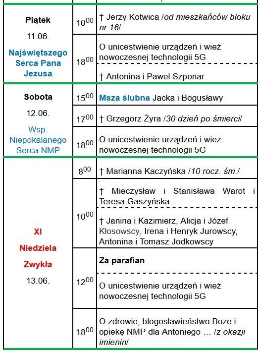 W Mrągowie modlą się o unicestwienie urządzeń i wież nowoczesnej technologii 5G