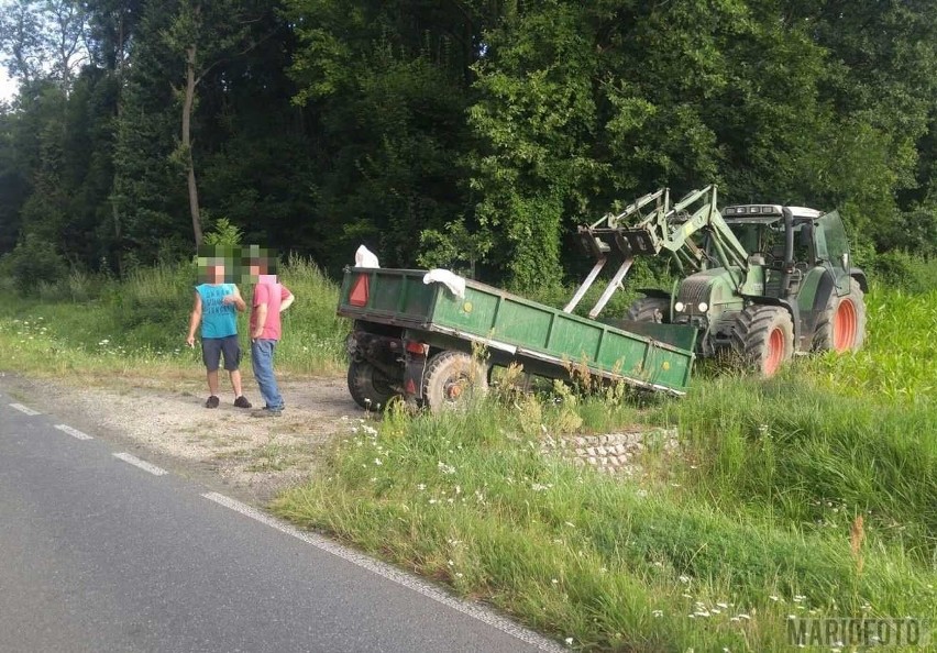 Wypadek w okolicy Niwek. Jedna osoba poszkodowana.