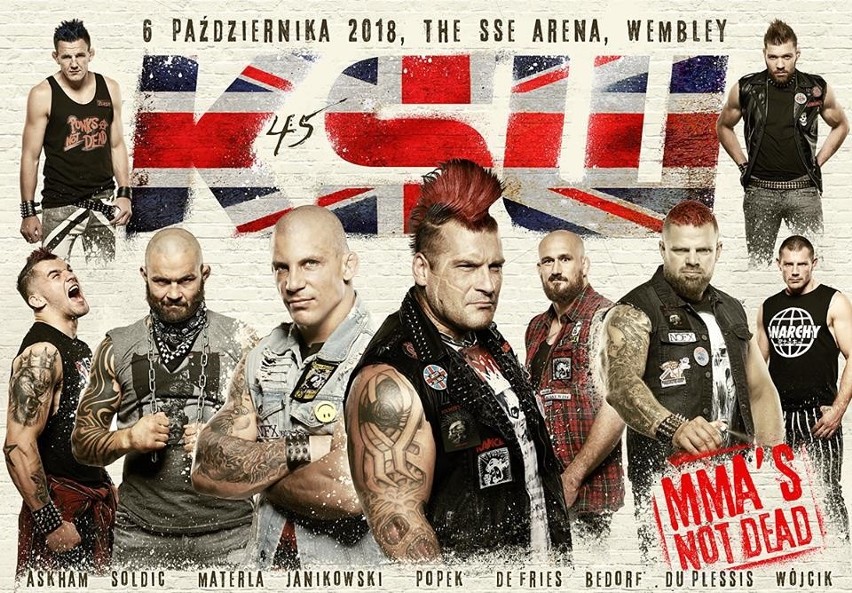 "MMA'S NOT DEAD" - takie hasło grzmi z nowych plakatów...