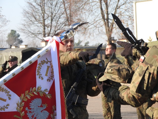 Białystok, 30.10.2021. Przysięga żołnierzy 1. Podlaskiej Brygady Obrony Terytorialnej