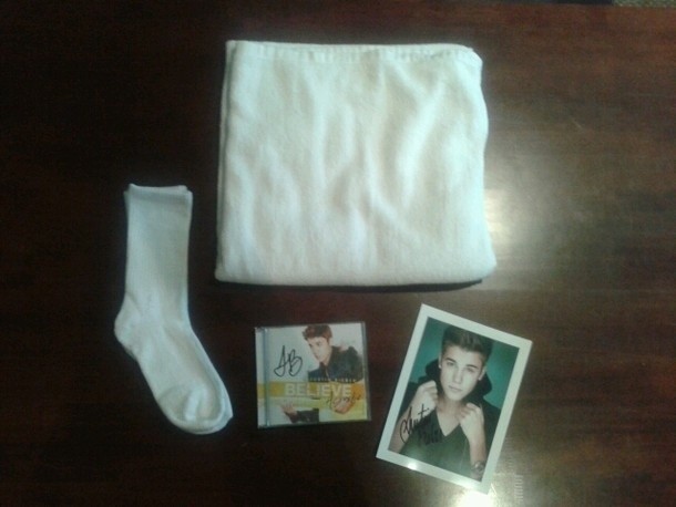 Skarpetki i ręcznik Biebera czekają na wiernych fanów