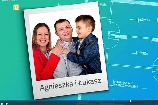 Agnieszka i Łukasz Czyżniak z synem Alexem (fot. screen z...