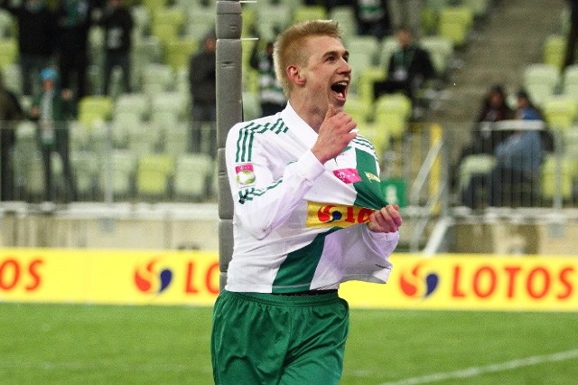 Adam Duda zdobył zwycięskiego gola dla Lechii
