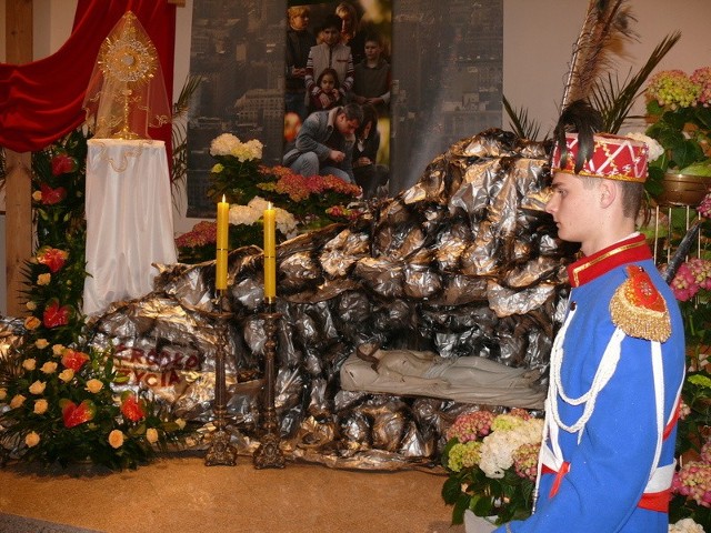 Grób Pański w kościele w Radomyślu nad Sanem.