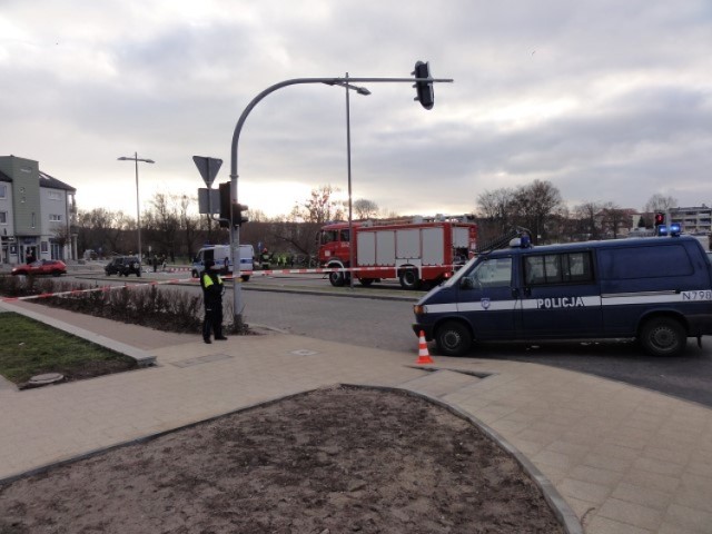 Na ul. Kossaka w Pruszczu Gdańskim doszło do wycieku gazu.