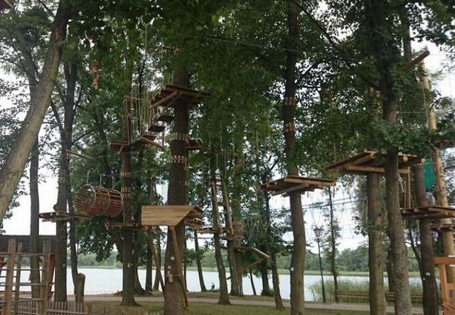 Park Linowy w Ełku.