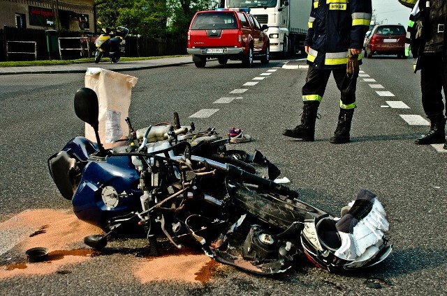 Wypadek w Libiążu.