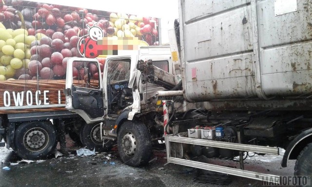 Do wypadku doszło w czwartek rano na drodze krajowej nr 46 w Otmuchowie.