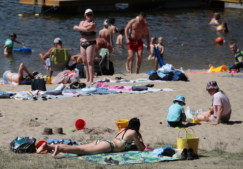 Jezioro Głębokie w przedostatni weekend lipca