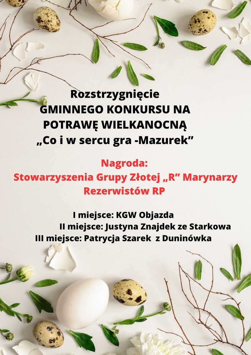 Wielkanocny konkurs w gminie Ustka to wspaniała okazja do...