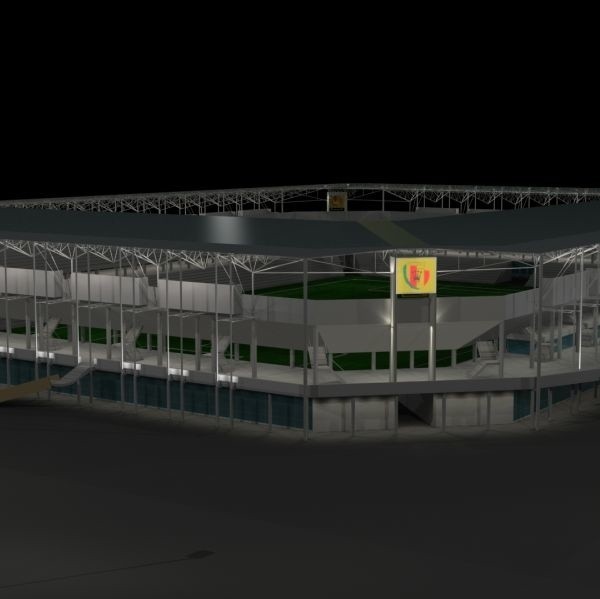 Tak już we wrześniu będzie wieczorami wyglądał stadion miejski w Kielcach.