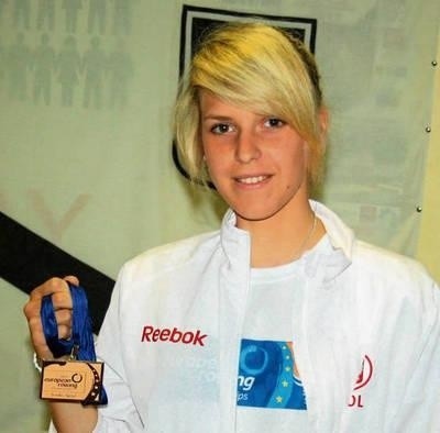 Katarzyna Wełna z brązowym medalem mistrzostw Europy Fot. Artur Bogacki