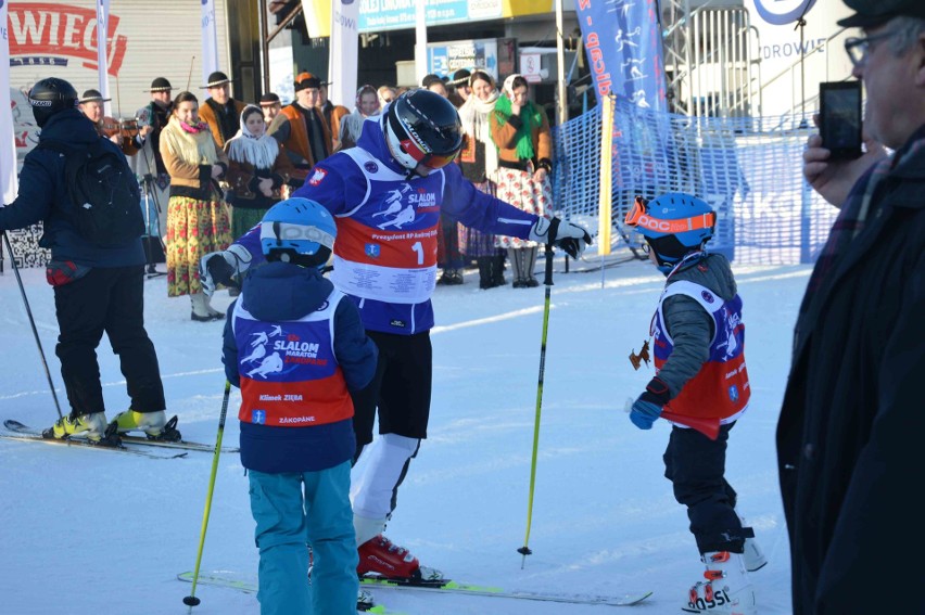 Zakopane. Prezydent Duda szusował na Polanie Szymoszkowej [ZDJĘCIA]