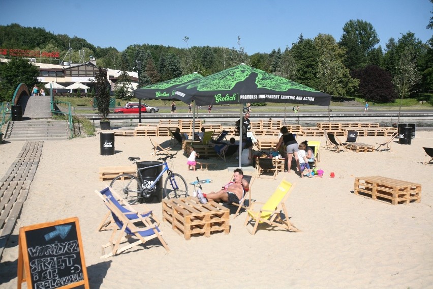 Plaża w Parku Śląskim