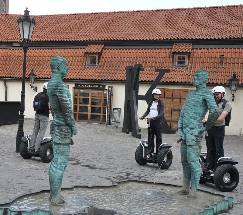 Praga na segwayu