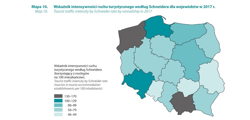 RAPORT GUS: "Turystyka w 2017 roku"