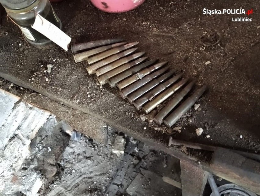 Granat ręczny i amunicja znalezione w Lublińcu. Interweniowali saperzy 