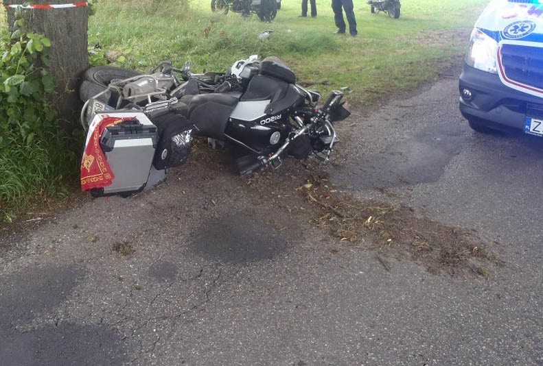 Śmiertelny wypadek motocyklisty koło Świdwina
