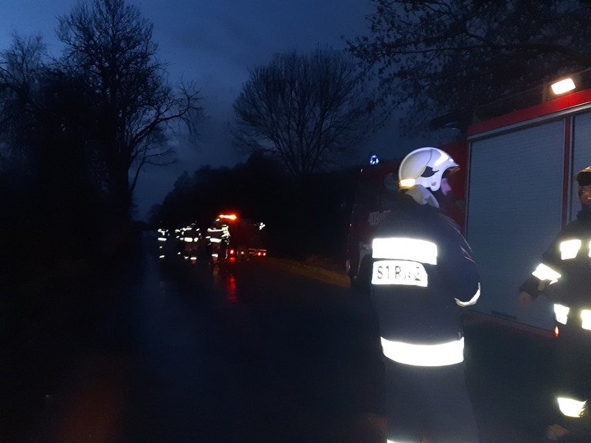 Samochód osobowy z obywatelami Ukrainy wylądował w rowie