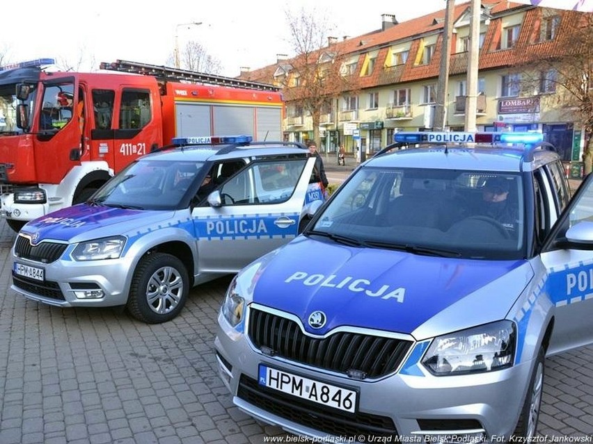 Policja i straż pożarna w Bielsku Podlaskim dostały nowe...
