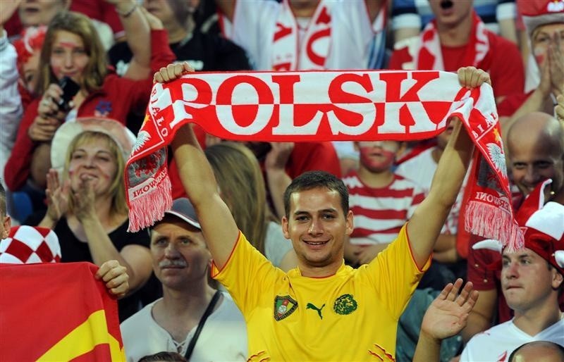 Kibice podczas meczu Polska - Kamerun