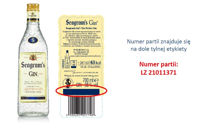 Nazwa produktu: Seagram’s Gin 0,7l...